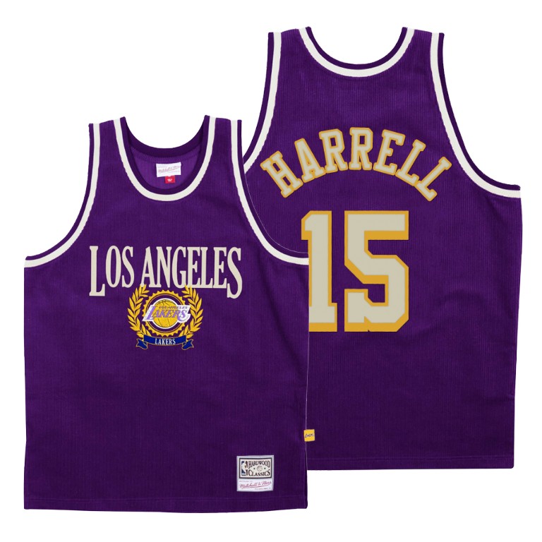 Men's Los Angeles Lakers Montrezl Harrell #15 NBA Council Hardwood Classics Fashion Edition Purple Basketball Jersey AYF1083ZV